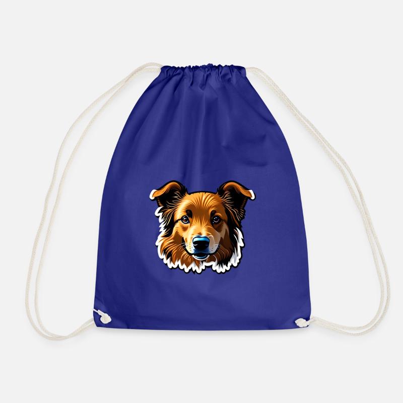 cute dog - Turnbeutel - Königsblau
