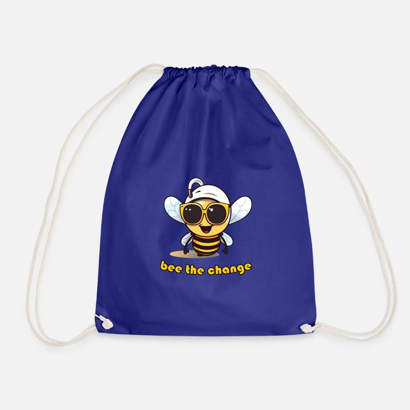 Bee le changement - Sac de sport léger - bleu roi