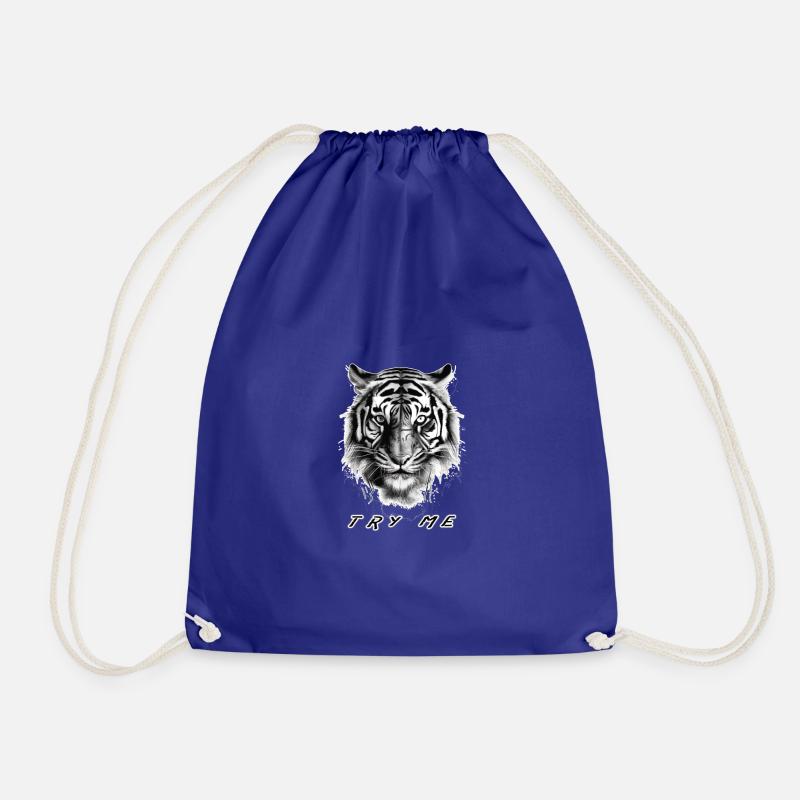 Try me - Drawstring Bag - royal blue