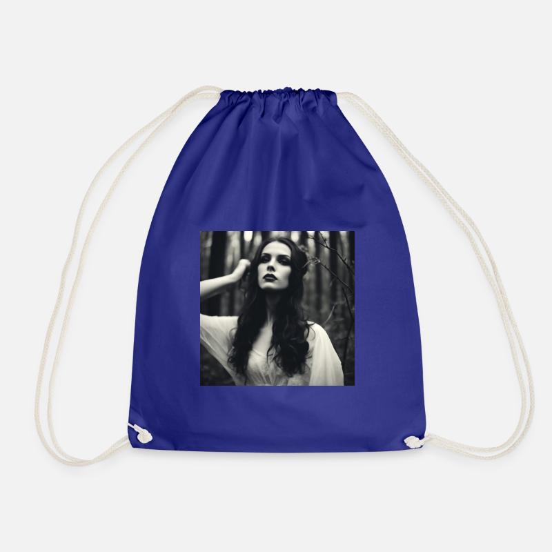 Vampire dans les bois - Conçu en 3D - Sac de sport léger - bleu roi