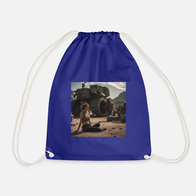 Fallout - Drawstring Bag - royal blue