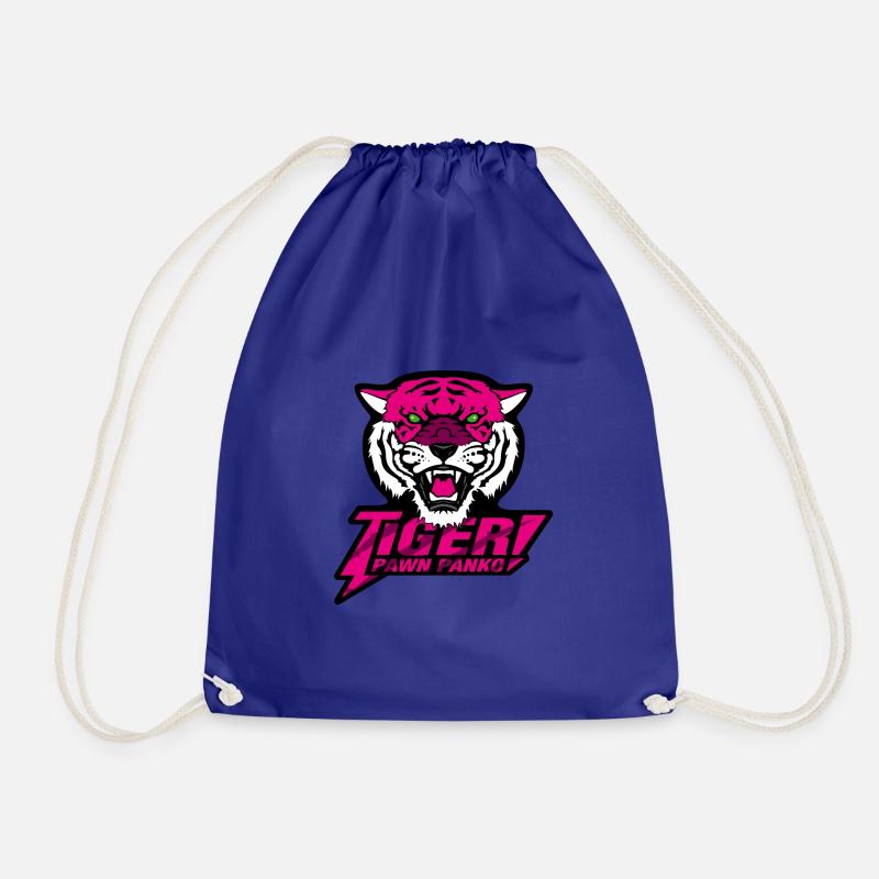 Tiger Pawn Panko pink - Turnbeutel - Königsblau