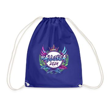 Majorque 2024 Coloré - Sac de sport léger - bleu roi - Devant