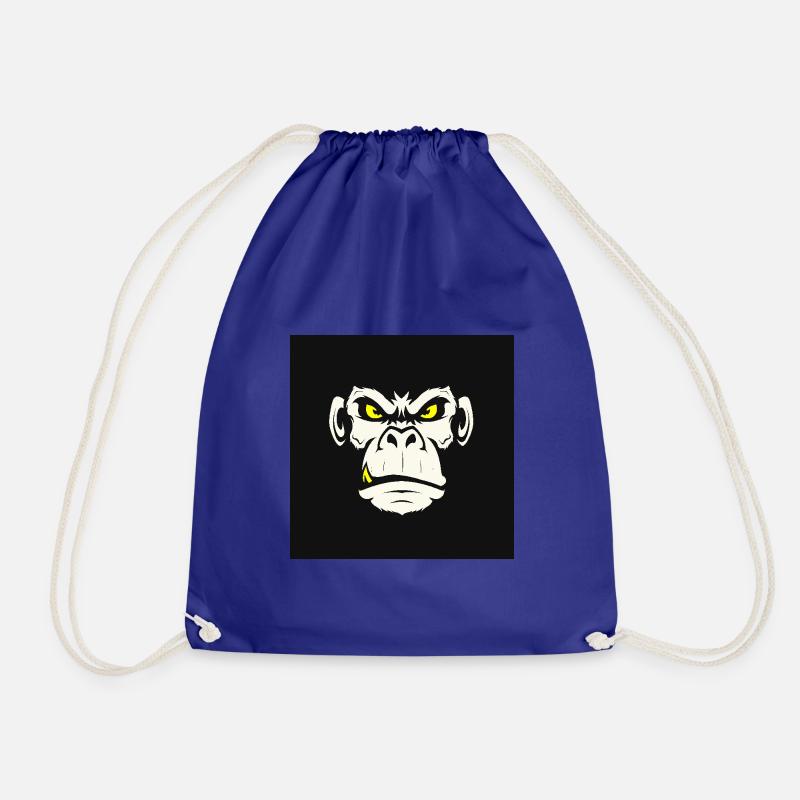 monkey 01 - Turnbeutel - Königsblau