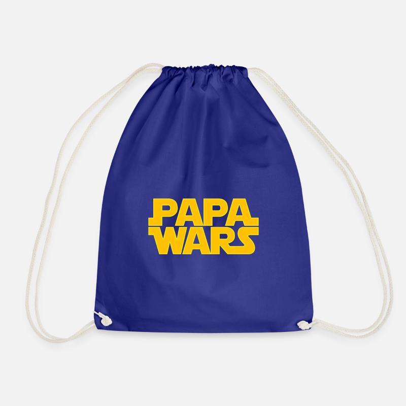 Papa Wars Papi Wars Daddy Wars - Turnbeutel - Königsblau