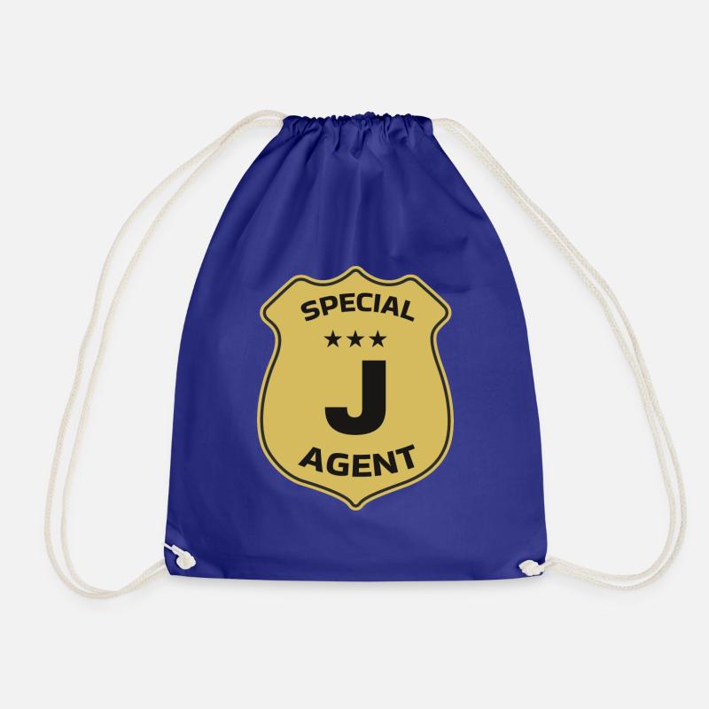 Special Agent J - Turnbeutel - Königsblau