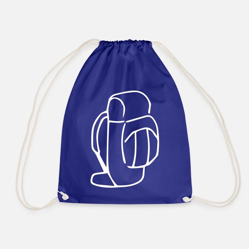 Rucksack,Backpack,packen,Ranzen - Turnbeutel - Königsblau
