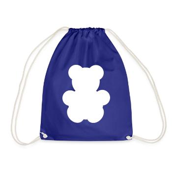 Carl Weiss - Drawstring Bag - royal blue - Front