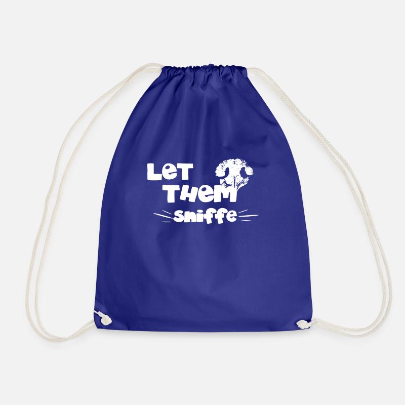 TShirt Let them Sniffe - Turnbeutel - Königsblau
