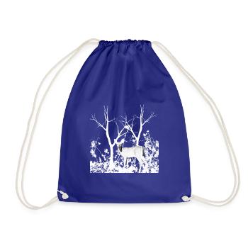 Biche Gracieuse Forêt Sauvage - Sac de sport léger - bleu roi - Devant