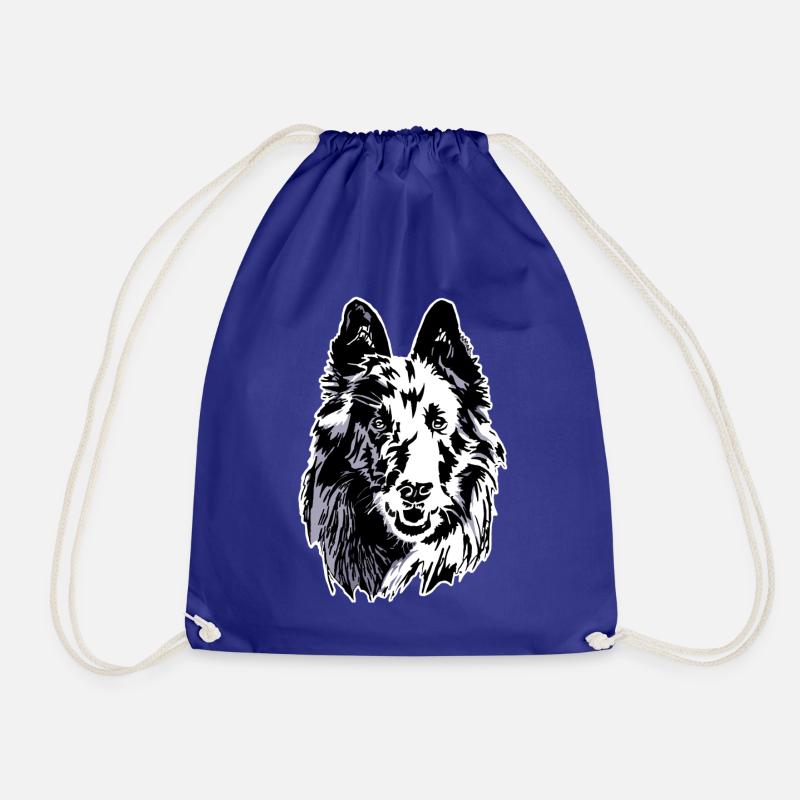 groenendael - Drawstring Bag - royal blue