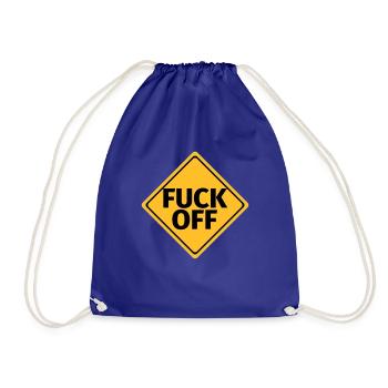 va te faire foutre - Sac de sport léger - bleu roi - Devant