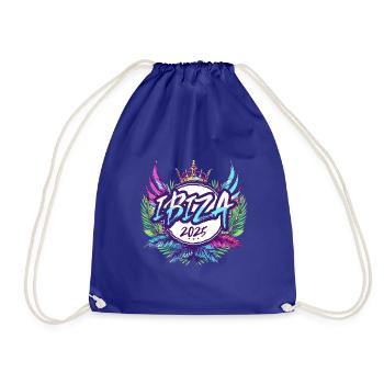 Ibiza 2025 Coloré - Sac de sport léger - bleu roi - Devant