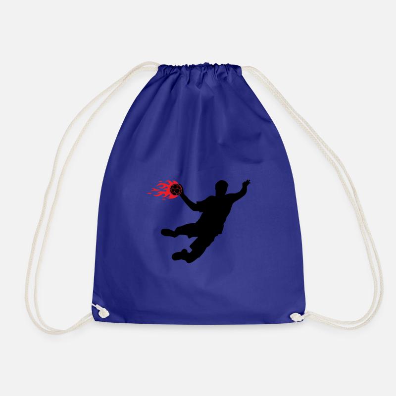 Handball Player - Drawstring Bag - royal blue
