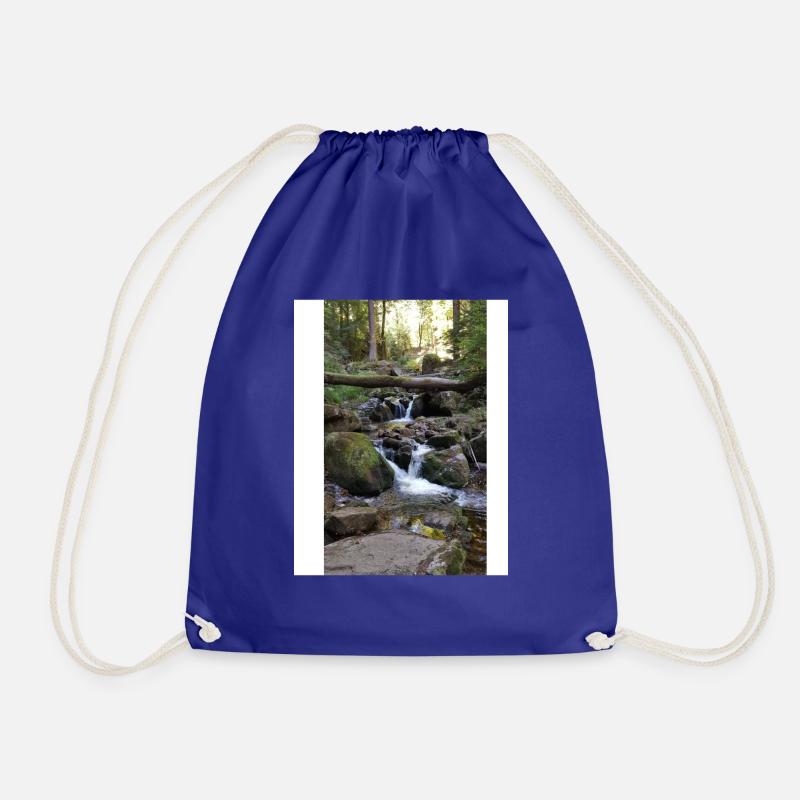 Nature - Drawstring Bag - royal blue