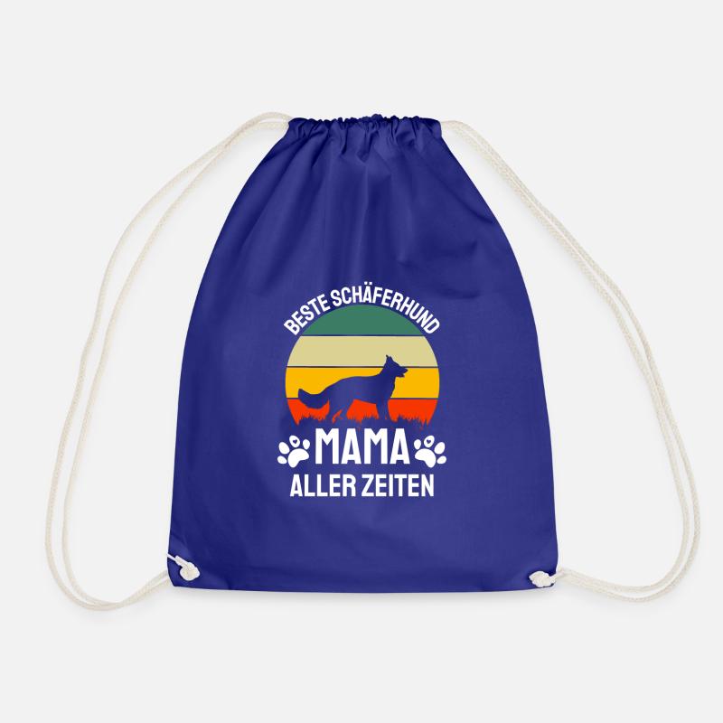 Schäferhund Mama Muttertag Deutscher Schäferhund - Turnbeutel - Königsblau
