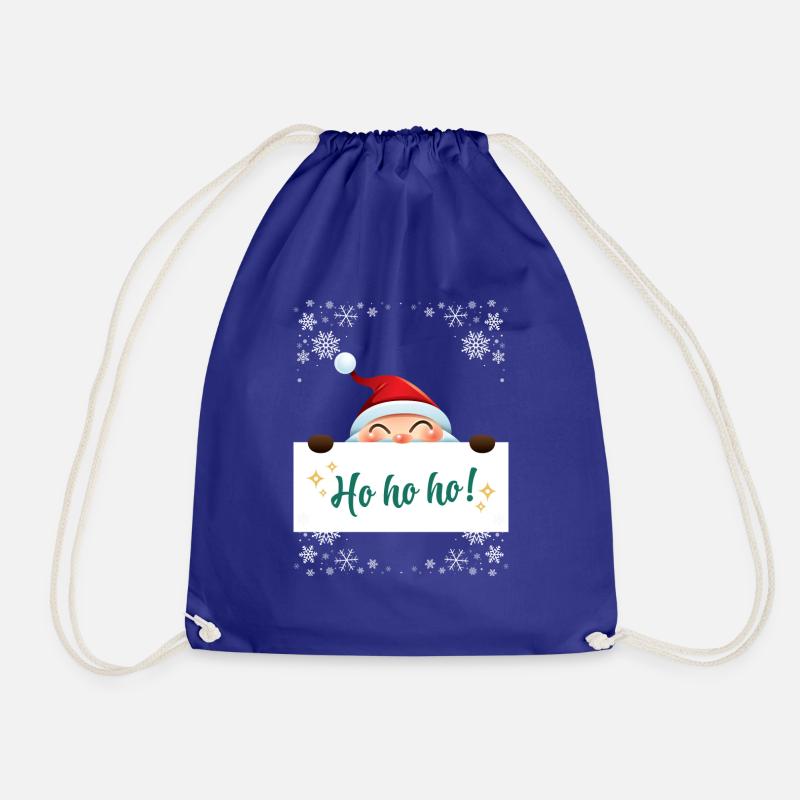 Ho,Ho,Ho! - Turnbeutel - Königsblau