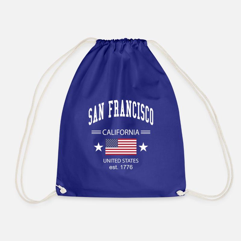 San Francisco - Turnbeutel - Königsblau