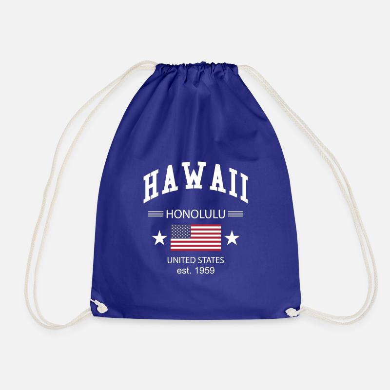 Hawaii - Turnbeutel - Königsblau