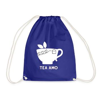 Tea Amo. - Turnbeutel - Königsblau - Vorne