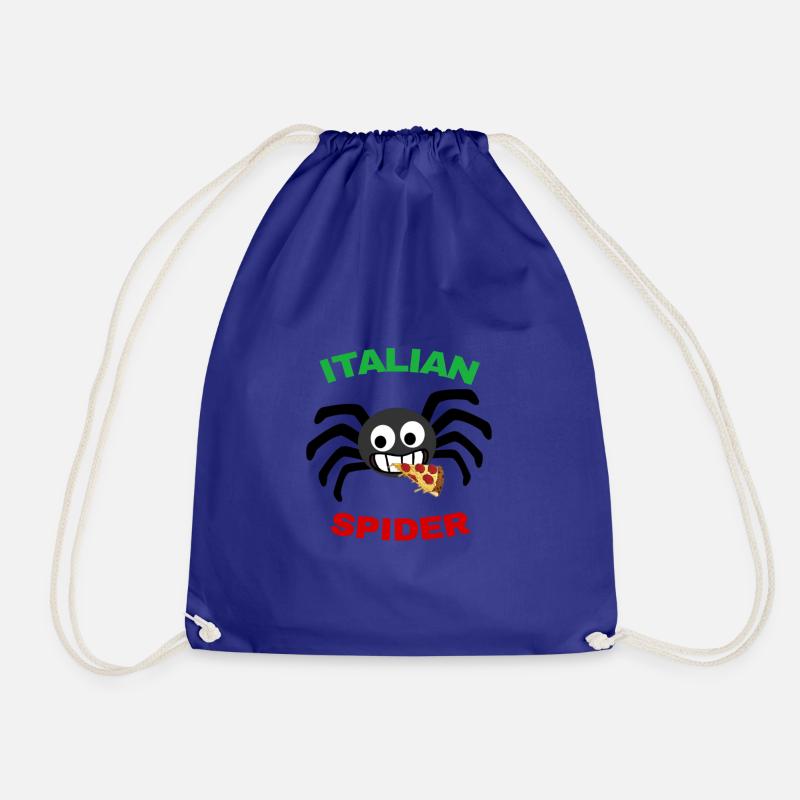 Spider Spider Funny Italy - Drawstring Bag - royal blue