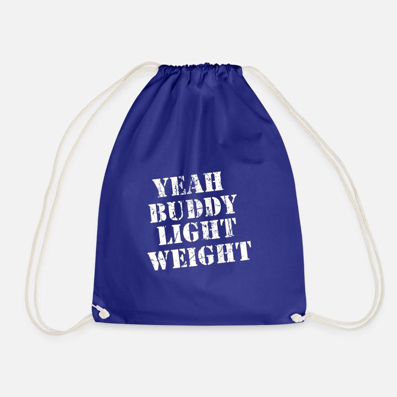 yes Buddy - Light Weight! - Drawstring Bag - royal blue