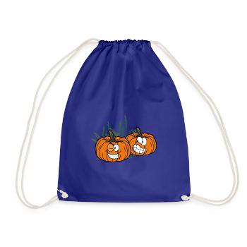 Thanksgiving Flirty Pumpkin Spice In The Woods - Turnbeutel - Königsblau - Vorne