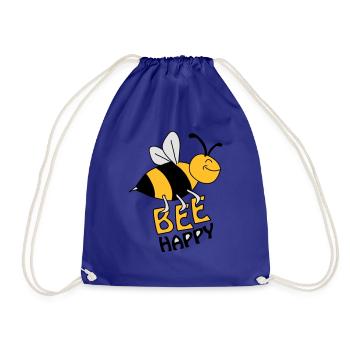 Bee Happy - Sac de sport léger - bleu roi - Devant