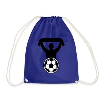 Football Fan - Drawstring Bag - royal blue - Front