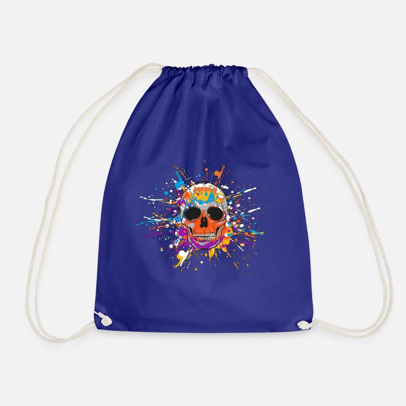 SKULL TREND - Drawstring Bag - royal blue