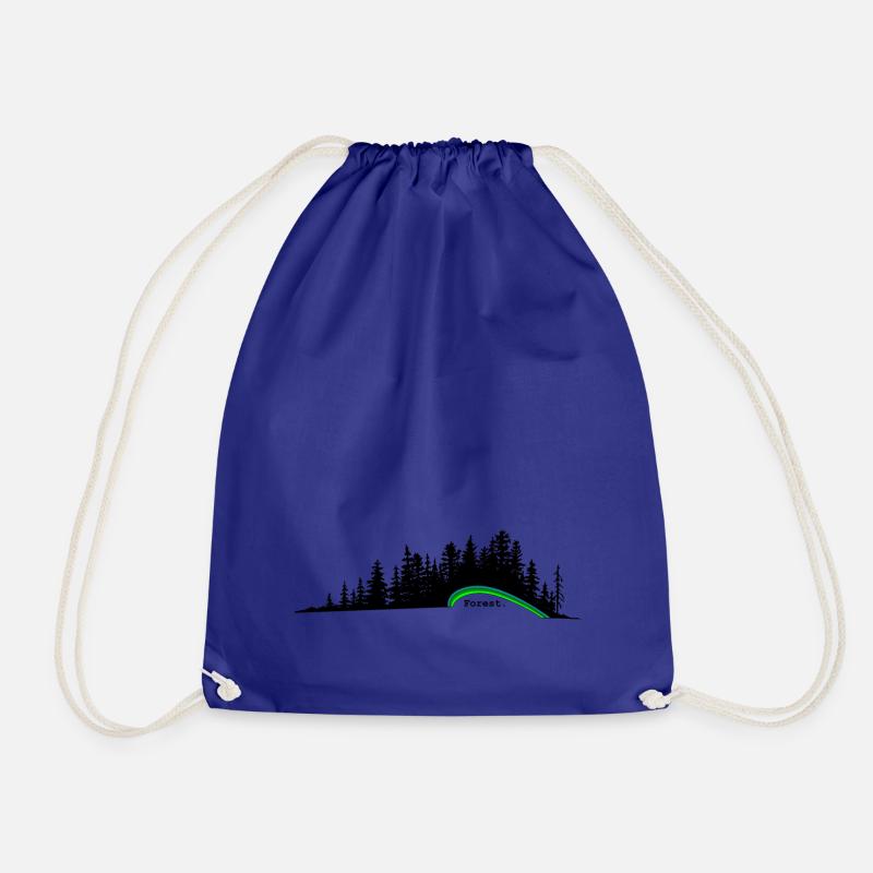 Black Forest - Drawstring Bag - royal blue