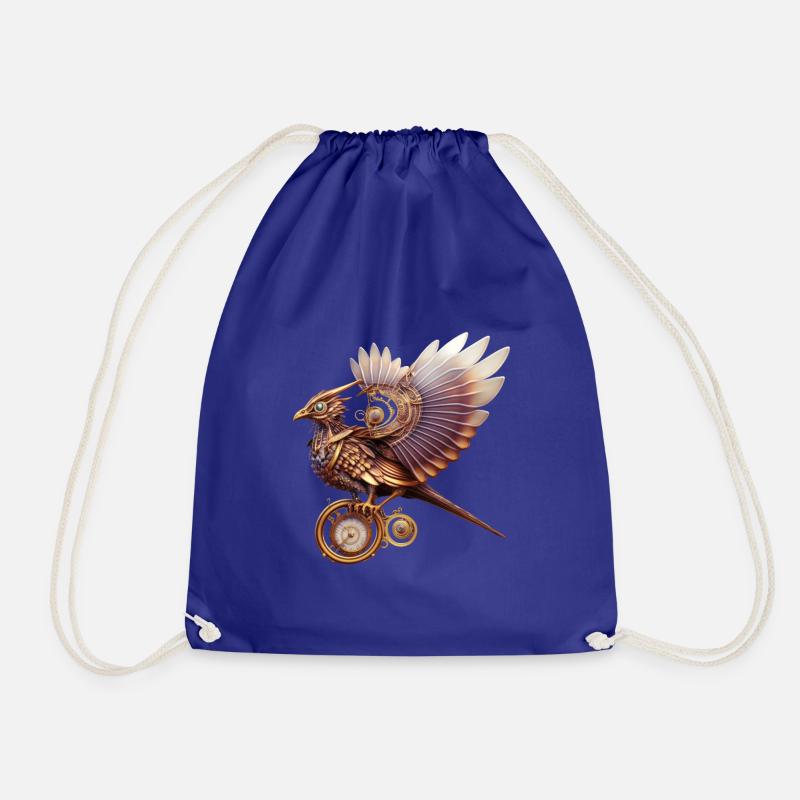 Steampunk Series: The Steambird 1 - Turnbeutel - Königsblau