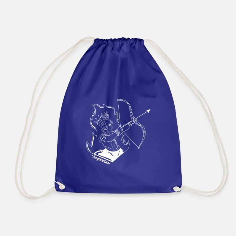 Sagittarius zodiac sign * sagittarius * gift - Drawstring Bag - royal blue