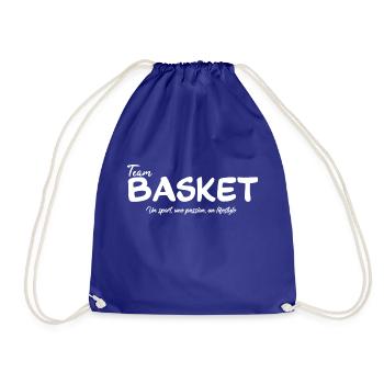 Team Basket - Sac de sport léger - bleu roi - Devant