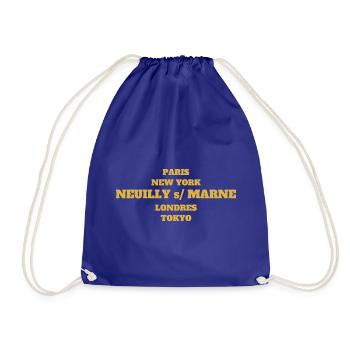 Neuilly Style - Unique streets, unique style. - Sac de sport léger - bleu roi - Devant