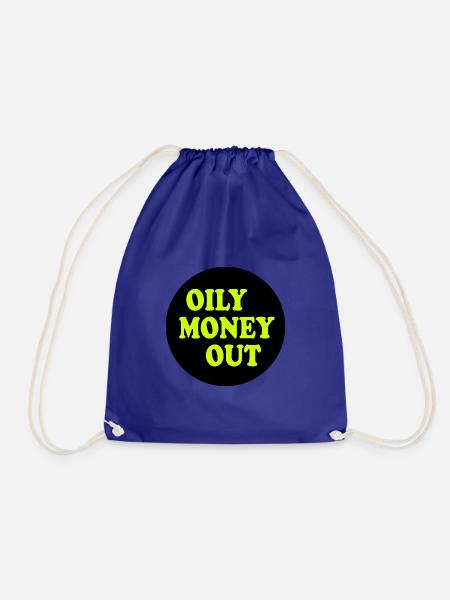 Only money out - Turnbeutel - Königsblau
