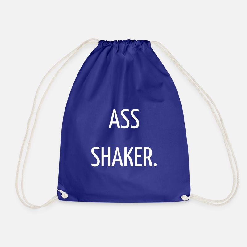 Ass shaker - Drawstring Bag - royal blue