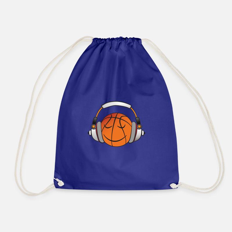 Music BBall - Turnbeutel - Königsblau