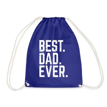 Best Dad Ever - Turnbeutel - Königsblau - Vorne