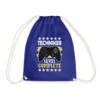 Techniker Level Complete Techniker - Turnbeutel - Königsblau - Vorne