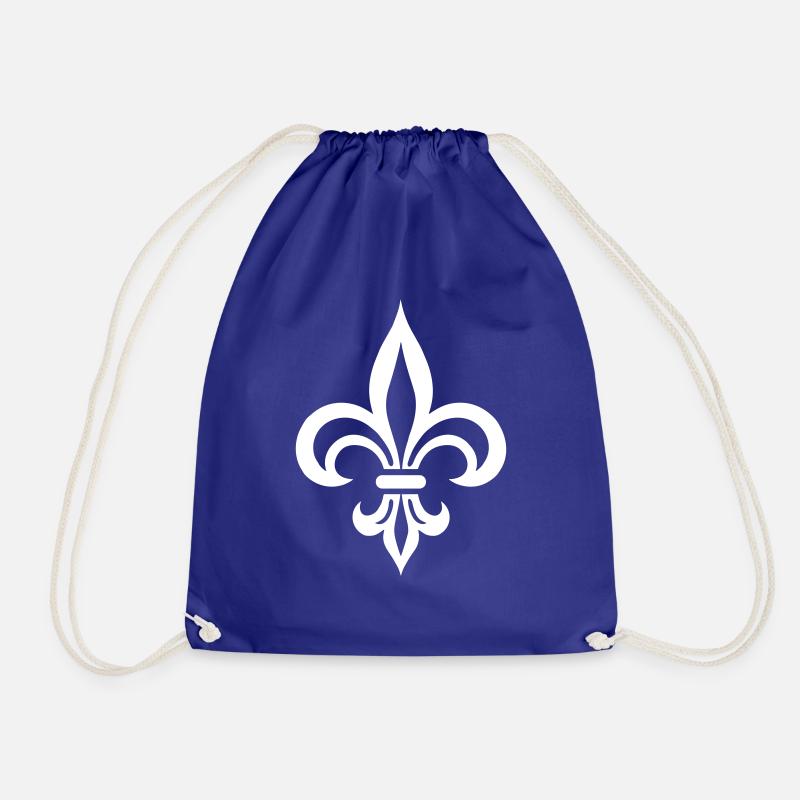 Fleur de Lis Grace - Turnbeutel - Königsblau