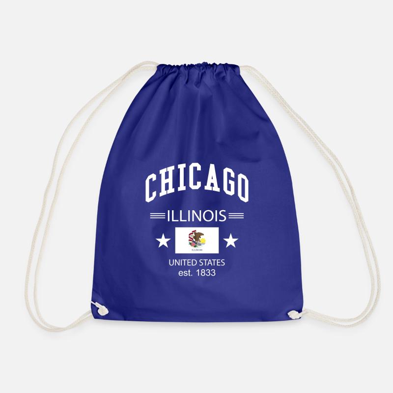 Chicago - Drawstring Bag - royal blue