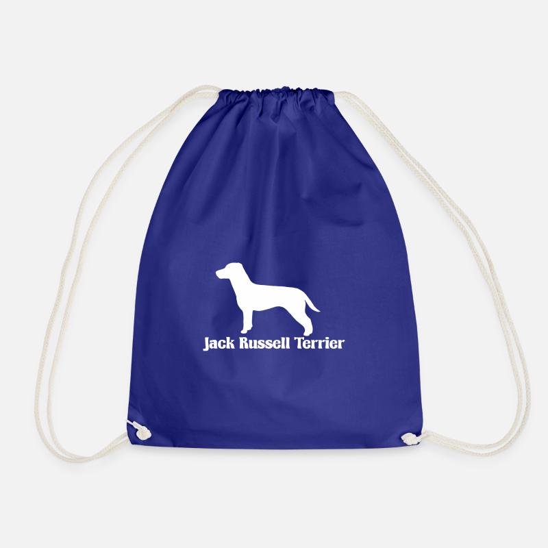 Jack Russell Terrier Silhouette - Turnbeutel - Königsblau