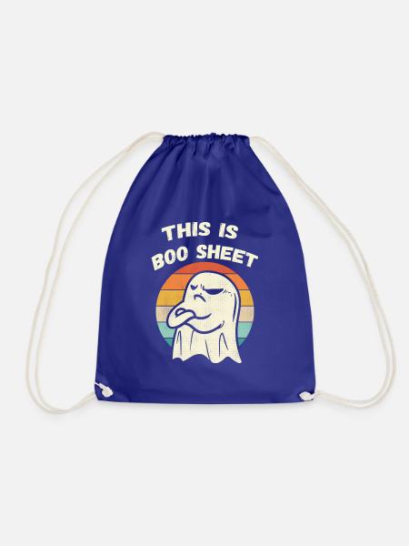 Das ist Boo Sheet Ghost Retro Funny Halloween - Turnbeutel - Königsblau