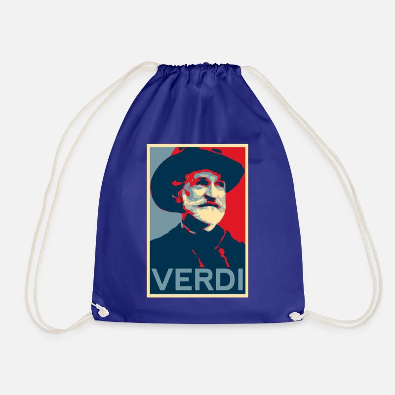 Giuseppe Verdi - Turnbeutel - Königsblau