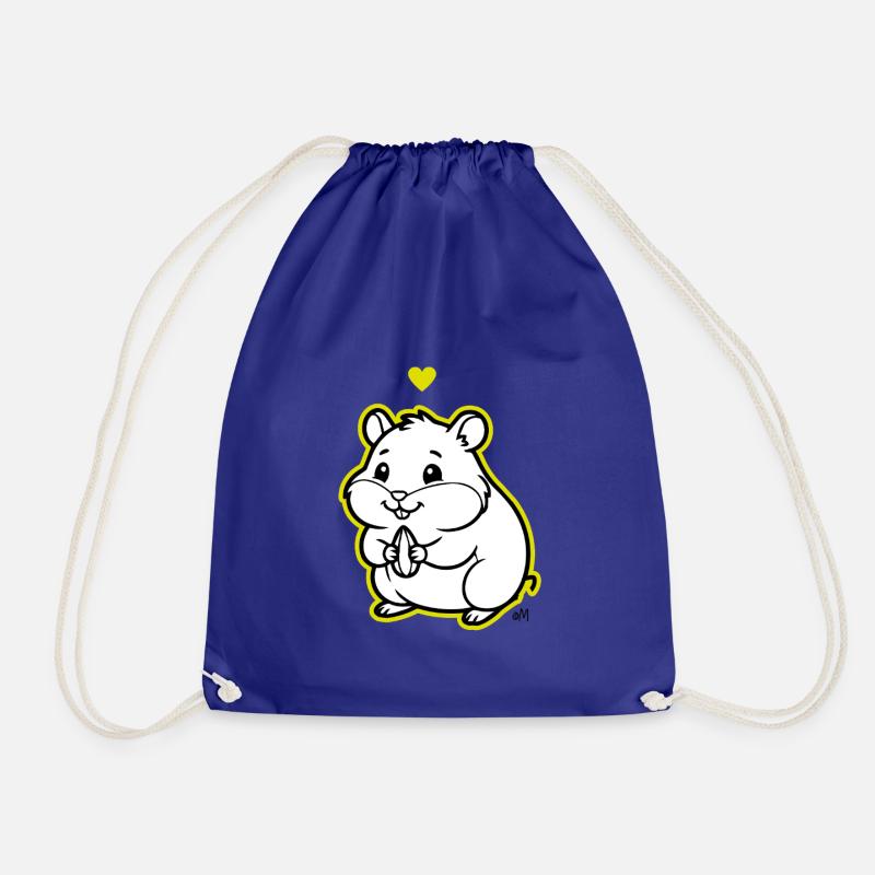Arnold_the_Hamster - Drawstring Bag - royal blue