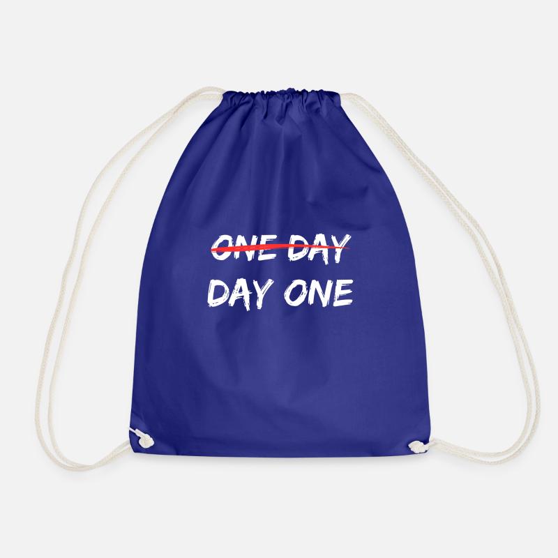 one day - Turnbeutel - Königsblau