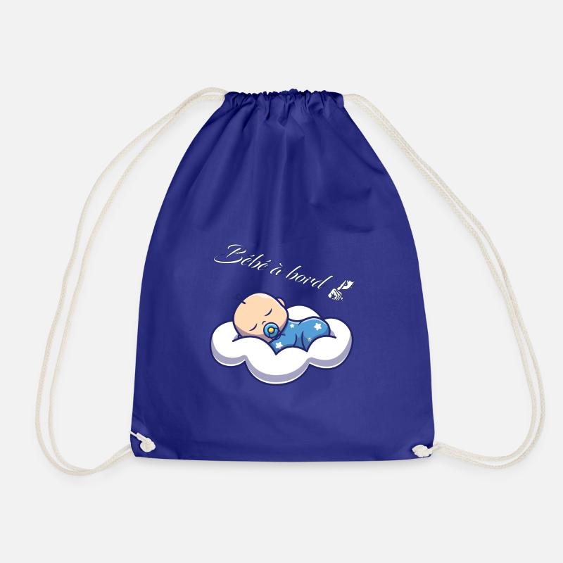 bébé à bord - Sac de sport léger - bleu roi