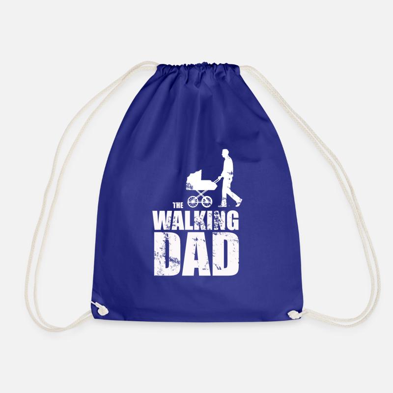 The walking dad - Turnbeutel - Königsblau