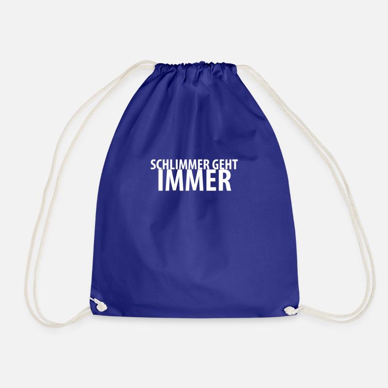 C’est toujours pire. - Sac de sport léger - bleu roi